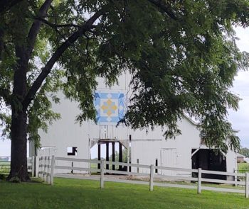 Quilt Pattern on the barn at Earickson House