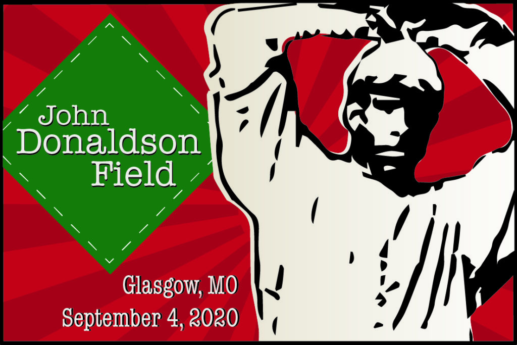 John Donaldson Field Dedication Day Graphic - 4:30PM on September 4, 2020