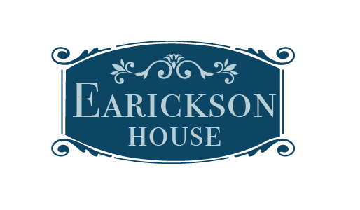 Custom Earickson Hosue Logo Blue