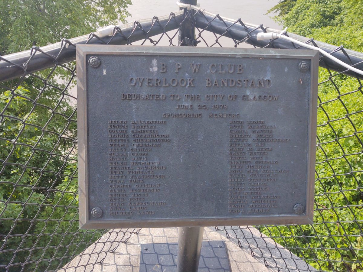 BPW Overlook Bandstand Marker Dedication - Glasgow, MO