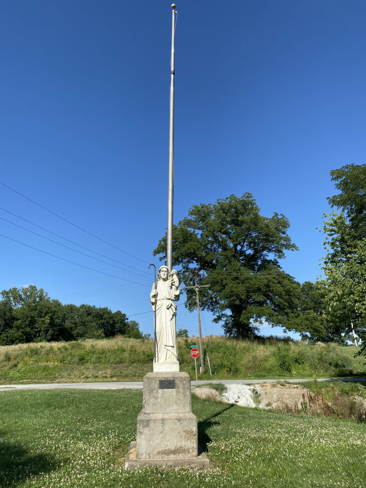 Washington Cemetery Corner Angel Statue