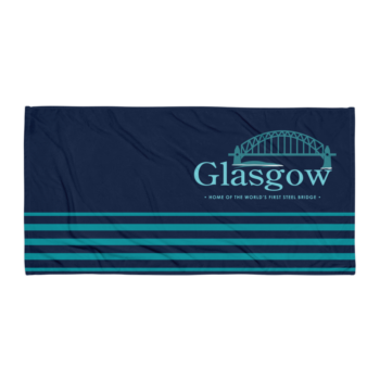 Glasgow MO Beach Towel - Dark