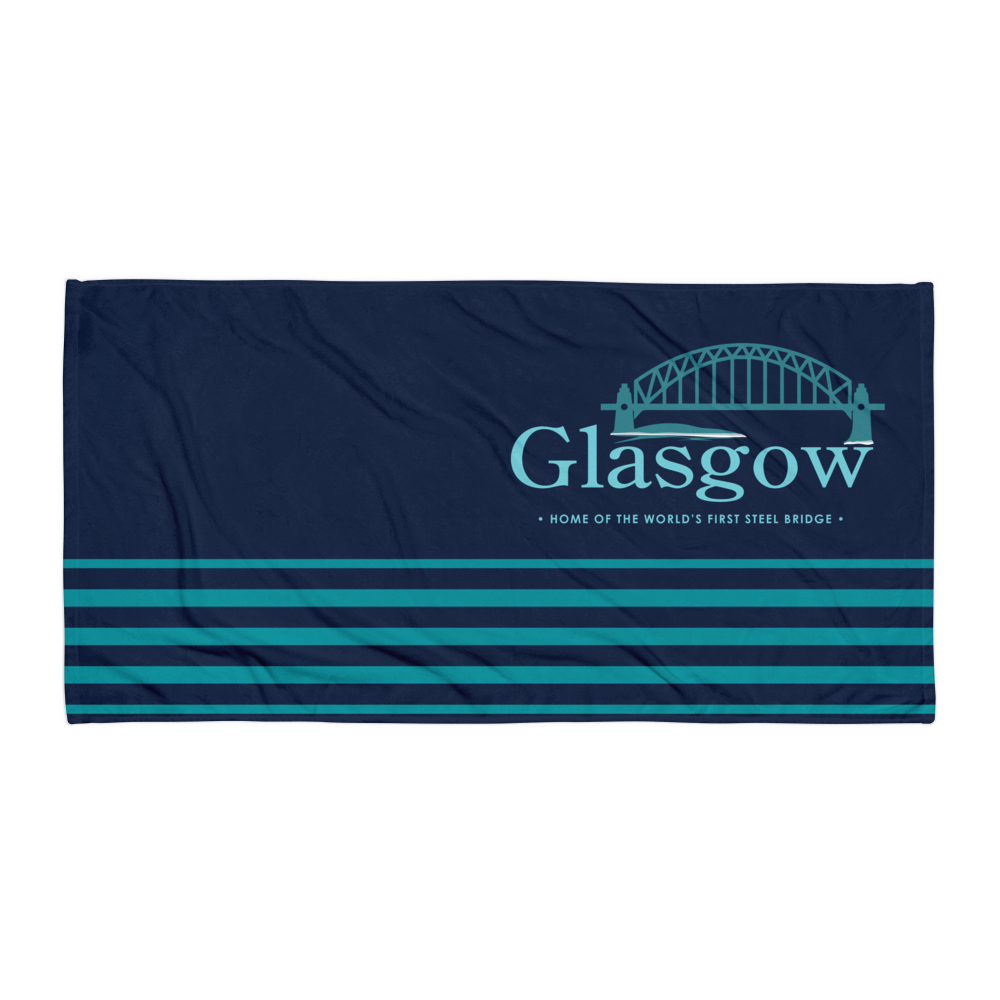 Glasgow MO Beach Towel - Dark