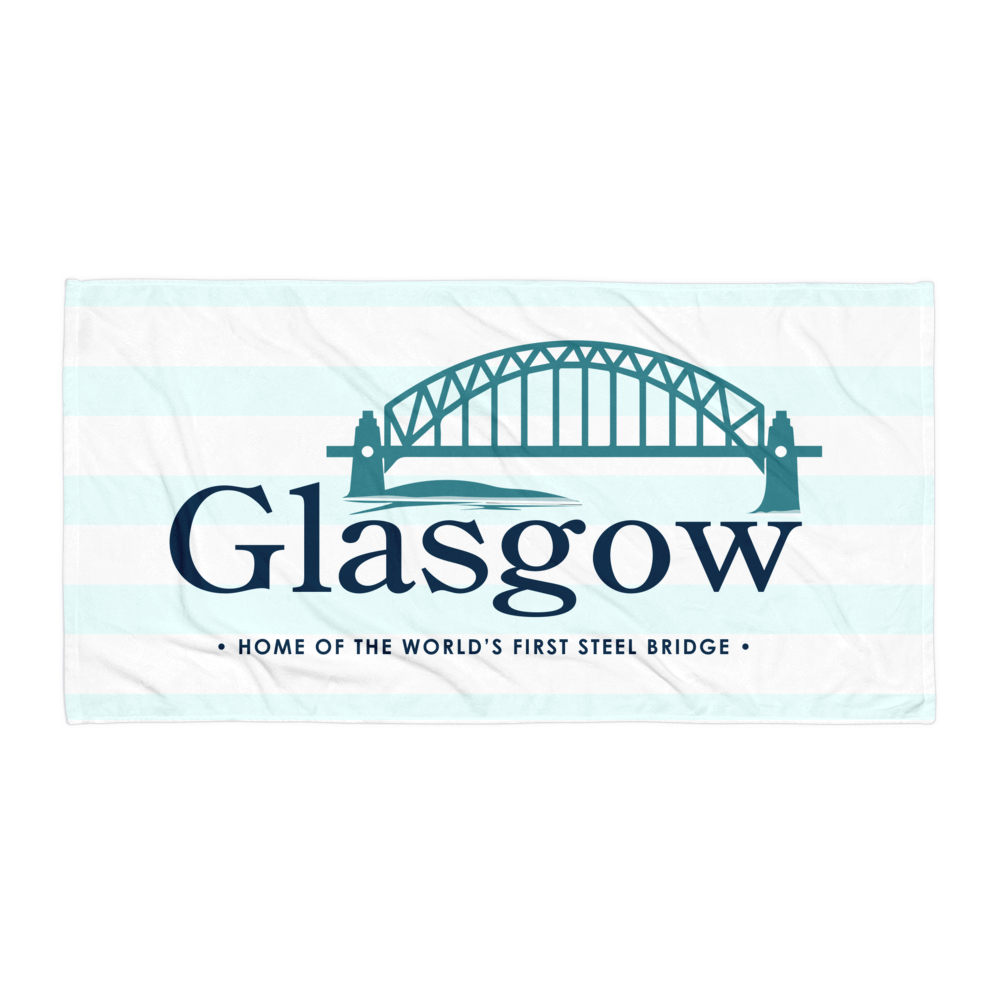 Glasgow MO Beach Towel - Light