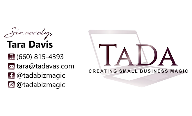 TaDa Virtual Assistants Business Card